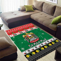United Arab Emirates Christmas Area Rug Coat Of Arms Eid Milad Majid - Wonder Print Shop