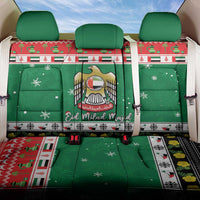United Arab Emirates Christmas Back Car Seat Cover Coat Of Arms Eid Milad Majid - Wonder Print Shop