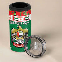 United Arab Emirates Christmas 4 in 1 Can Cooler Tumbler Coat Of Arms Eid Milad Majid - Wonder Print Shop