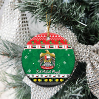 United Arab Emirates Christmas Ceramic Ornament Coat Of Arms Eid Milad Majid - Wonder Print Shop