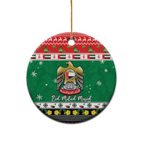 United Arab Emirates Christmas Ceramic Ornament Coat Of Arms Eid Milad Majid - Wonder Print Shop