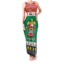 United Arab Emirates Christmas Family Matching Tank Maxi Dress and Hawaiian Shirt Coat Of Arms Eid Milad Majid - Wonder Print Shop