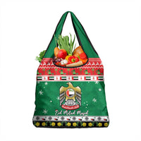 United Arab Emirates Christmas Grocery Bag Coat Of Arms Eid Milad Majid