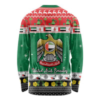 United Arab Emirates Christmas Long Sleeve Shirt Coat Of Arms Eid Milad Majid - Wonder Print Shop
