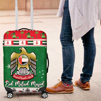 United Arab Emirates Christmas Luggage Cover Coat Of Arms Eid Milad Majid - Wonder Print Shop