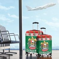 United Arab Emirates Christmas Luggage Cover Coat Of Arms Eid Milad Majid - Wonder Print Shop