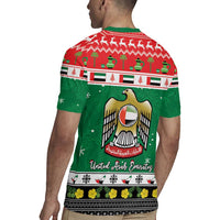 United Arab Emirates Christmas Rugby Jersey Coat Of Arms Eid Milad Majid - Wonder Print Shop