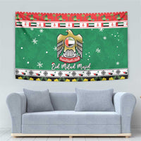United Arab Emirates Christmas Tapestry Coat Of Arms Eid Milad Majid - Wonder Print Shop