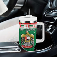 United Arab Emirates Christmas Tumbler With Handle Coat Of Arms Eid Milad Majid - Wonder Print Shop