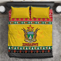 Zimbabwe Christmas Bedding Set Coat Of Arms Muve neKisimusi - Wonder Print Shop