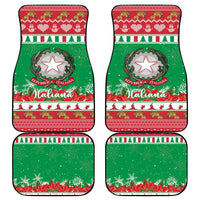 Italy Christmas Car Mats Coat Of Arms Buon Natale - Wonder Print Shop