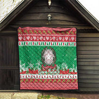 Italy Christmas Quilt Coat Of Arms Buon Natale - Wonder Print Shop
