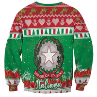 Italy Christmas Sweatshirt Coat Of Arms Buon Natale - Wonder Print Shop