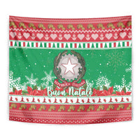 Italy Christmas Tapestry Coat Of Arms Buon Natale - Wonder Print Shop
