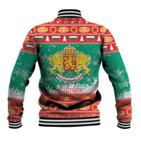 Bulgaria Christmas Baseball Jacket Coat Of Arms Vesela Koleda - Wonder Print Shop
