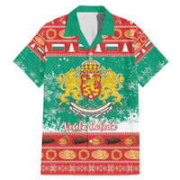Bulgaria Christmas Family Matching Mermaid Dress and Hawaiian Shirt Coat Of Arms Vesela Koleda - Wonder Print Shop