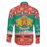 Bulgaria Christmas Family Matching Short Sleeve Bodycon Dress and Hawaiian Shirt Coat Of Arms Vesela Koleda - Wonder Print Shop
