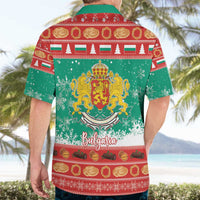 Bulgaria Christmas Hawaiian Shirt Coat Of Arms Vesela Koleda - Wonder Print Shop