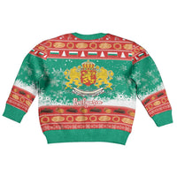 Bulgaria Christmas Kid Ugly Christmas Sweater Coat Of Arms Vesela Koleda - Wonder Print Shop