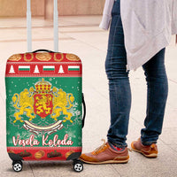 Bulgaria Christmas Luggage Cover Coat Of Arms Vesela Koleda - Wonder Print Shop