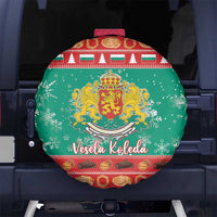 Bulgaria Christmas Spare Tire Cover Coat Of Arms Vesela Koleda - Wonder Print Shop