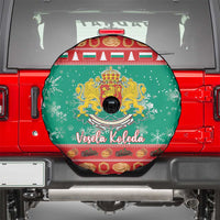 Bulgaria Christmas Spare Tire Cover Coat Of Arms Vesela Koleda - Wonder Print Shop