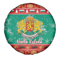 Bulgaria Christmas Spare Tire Cover Coat Of Arms Vesela Koleda - Wonder Print Shop