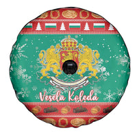 Bulgaria Christmas Spare Tire Cover Coat Of Arms Vesela Koleda - Wonder Print Shop
