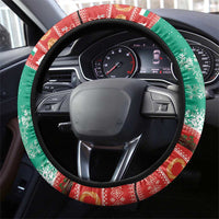 Bulgaria Christmas Steering Wheel Cover Coat Of Arms Vesela Koleda - Wonder Print Shop