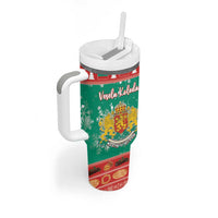 Bulgaria Christmas Tumbler With Handle Coat Of Arms Vesela Koleda - Wonder Print Shop