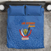 DR Congo Football Bedding Set Go Champions Leopards - Blue - Wonder Print Shop