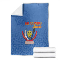 DR Congo Football Blanket Go Champions Leopards - Blue - Wonder Print Shop