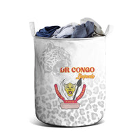 DR Congo Football Laundry Basket Go Champions Leopards - White - Wonder Print Shop