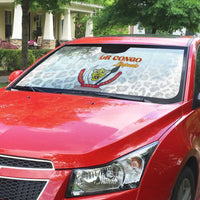 DR Congo Football Auto Sun Shade Go Champions Leopards - White - Wonder Print Shop