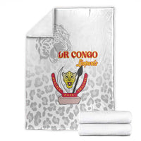 DR Congo Football Blanket Go Champions Leopards - White - Wonder Print Shop