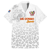 Custom DR Congo Football Hawaiian Shirt Go Champions Leopards - White - Wonder Print Shop