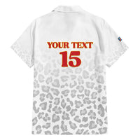 Custom DR Congo Football Hawaiian Shirt Go Champions Leopards - White - Wonder Print Shop