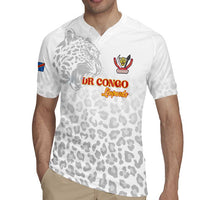 Custom DR Congo Football Rugby Jersey Go Champions Leopards - White - Wonder Print Shop