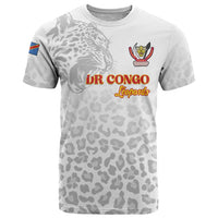 Custom DR Congo Football T Shirt Go Champions Leopards - White - Wonder Print Shop