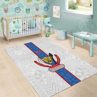 DR Congo Football Area Rug Leopards Mix Kuba Raffia Pattern - Wonder Print Shop