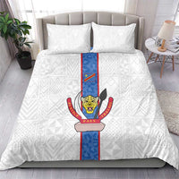 DR Congo Football Bedding Set Leopards Mix Kuba Raffia Pattern - Wonder Print Shop