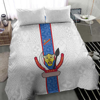 DR Congo Football Bedding Set Leopards Mix Kuba Raffia Pattern - Wonder Print Shop