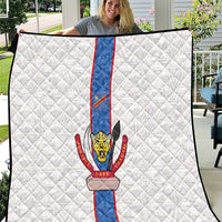 DR Congo Football Quilt Leopards Mix Kuba Raffia Pattern - Wonder Print Shop