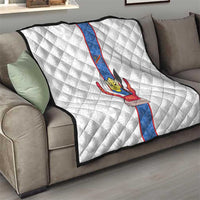 DR Congo Football Quilt Leopards Mix Kuba Raffia Pattern - Wonder Print Shop