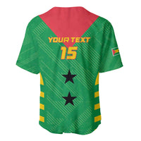 Custom Sao Tome and Principe Football Baseball Jersey Go Champions - Green Ver - Wonder Print Shop