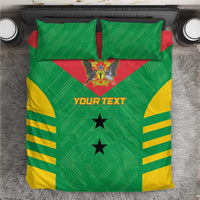 Custom Sao Tome and Principe Football Bedding Set Go Champions - Green Ver - Wonder Print Shop