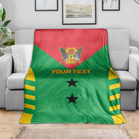 Custom Sao Tome and Principe Football Blanket Go Champions - Green Ver