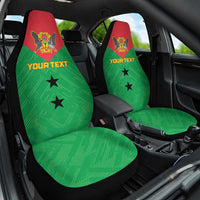 Custom Sao Tome and Principe Football Car Seat Cover Go Champions - Green Ver - Wonder Print Shop