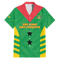 Custom Sao Tome and Principe Football Family Matching Mermaid Dress and Hawaiian Shirt Go Champions - Green Ver - Wonder Print Shop