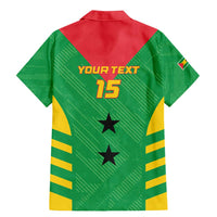 Custom Sao Tome and Principe Football Family Matching Mermaid Dress and Hawaiian Shirt Go Champions - Green Ver - Wonder Print Shop